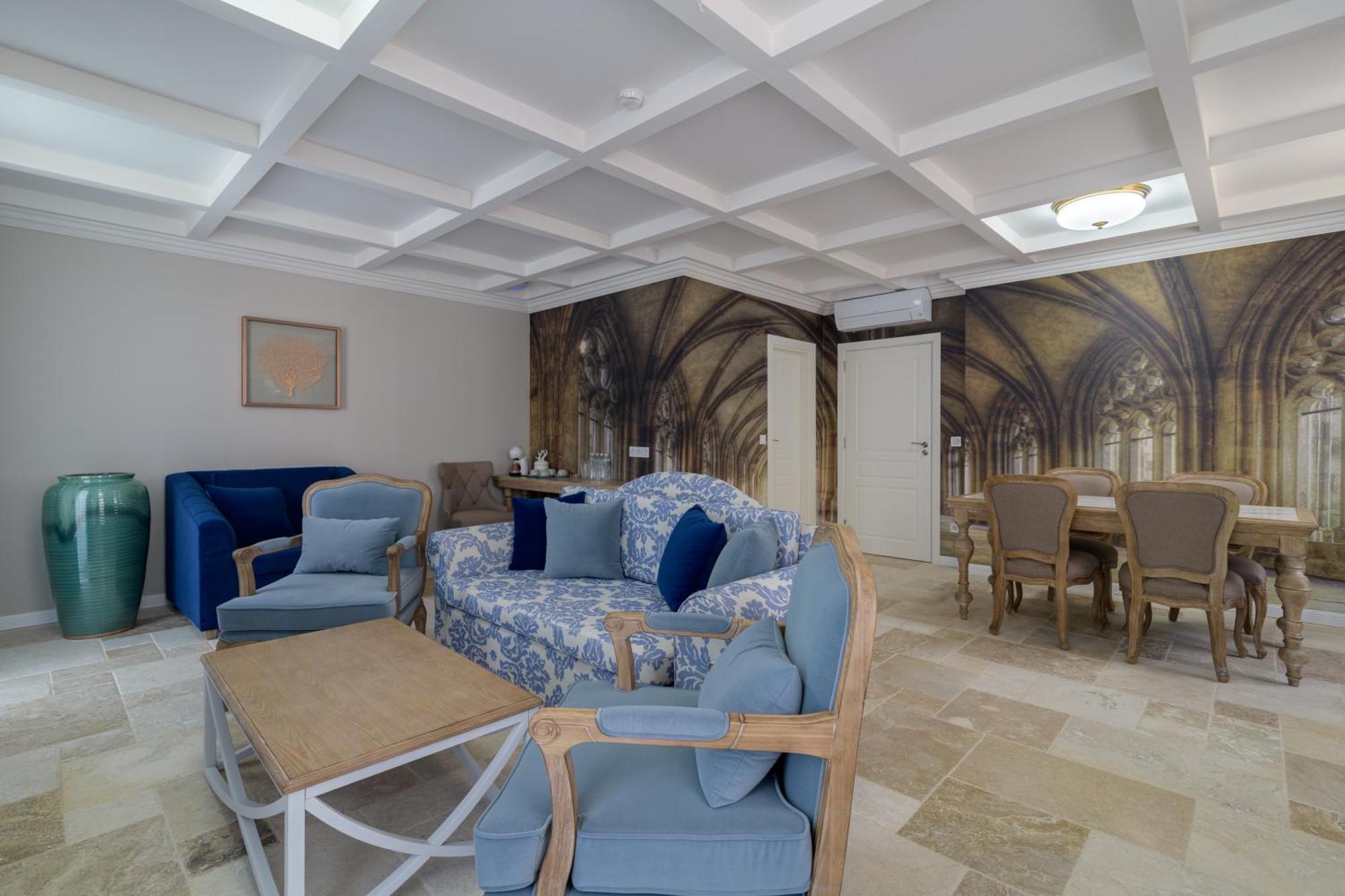 Eco Therma Village Kranevo Extérieur photo A 3D rendering of a living room