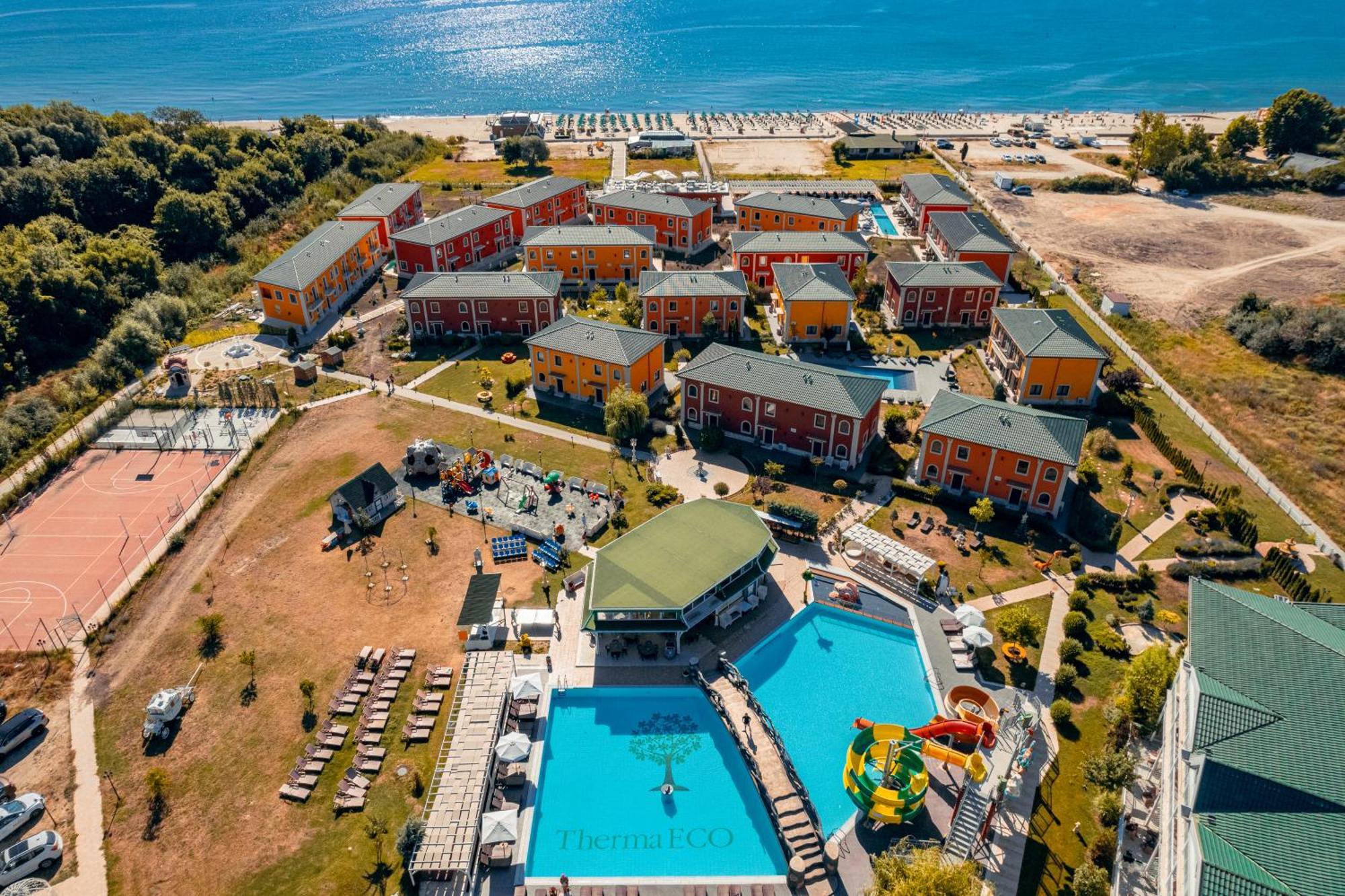 Eco Therma Village Kranevo Extérieur photo Aerial view of the complex